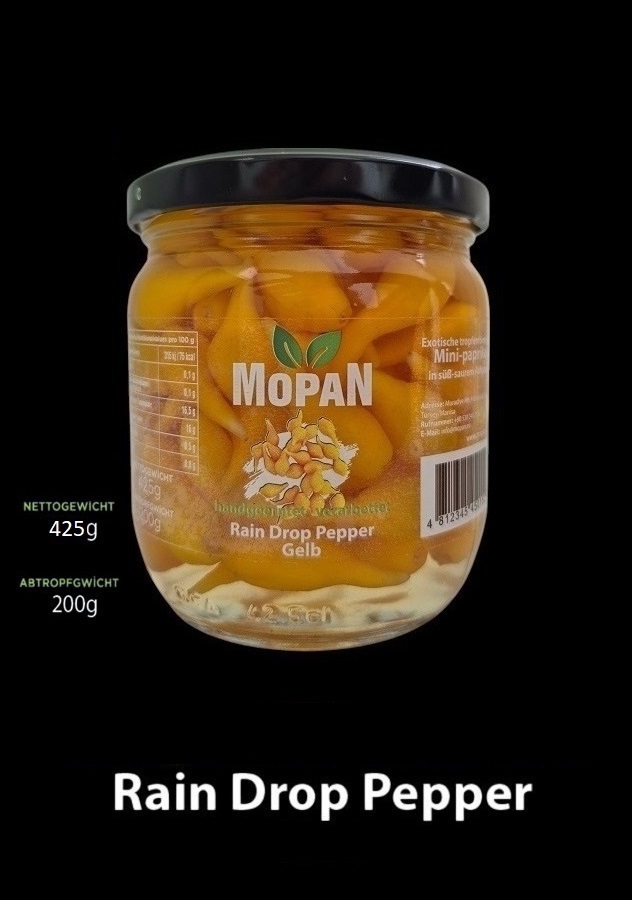 RAINDROP Pepper / Sweet Mini Peppers  / Gelb 200g